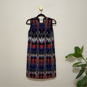M by Missoni Colorful Patterned Sleeveless Sheath Dress